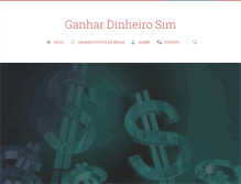 Tablet Screenshot of ganhardinheirosim.com